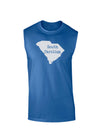South Carolina - United States Shape Dark Muscle Shirt by TooLoud-TooLoud-Royal Blue-Small-Davson Sales