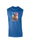 Adopt Cute Kitty Cat Adoption Dark Muscle Shirt-TooLoud-Royal Blue-Small-Davson Sales