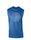 Flower of Life Circle Dark Muscle Shirt-TooLoud-Royal Blue-Small-Davson Sales