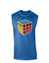 Autism Awareness - Cube Color Dark Muscle Shirt-TooLoud-Royal Blue-Small-Davson Sales