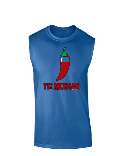 Seventy-Five Percent Mexican Dark Muscle Shirt