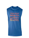 Emerson Sunset Quote Dark Muscle Shirt-Muscle Shirts-TooLoud-Royal Blue-Small-Davson Sales