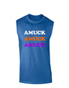Amuck Amuck Amuck Halloween Dark Muscle Shirt-TooLoud-Royal Blue-Small-Davson Sales