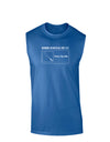 Zombie Survival Tip # 17 - Big Stick Dark Muscle Shirt-TooLoud-Royal Blue-Small-Davson Sales