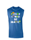 Feliz Cinco de Mayo - Fiesta Icons Dark Muscle Shirt by TooLoud-TooLoud-Royal Blue-Small-Davson Sales