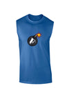 F-Bomb Funny Dark Muscle Shirt by TooLoud-TooLoud-Royal Blue-Small-Davson Sales