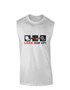 Lock Him Up Anti-Trump Funny Muscle Shirt by TooLoud-TooLoud-White-Small-Davson Sales