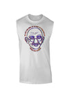 TooLoud No one can hurt me without my permission Ghandi Muscle Shirt-Muscle Shirts-TooLoud-White-Small-Davson Sales