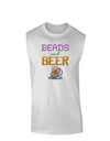 Beads And Beer Muscle Shirt