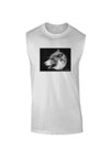 White Wolf Moon Muscle Shirt-TooLoud-White-Small-Davson Sales