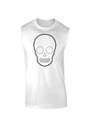 Design Your Own Day of the Dead Calavera Muscle Shirt-TooLoud-White-Small-Davson Sales