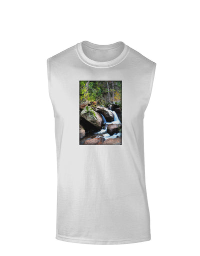 Rockies River Muscle Shirt-TooLoud-White-Small-Davson Sales