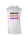 Amuck Amuck Amuck Halloween Muscle Shirt-TooLoud-White-Small-Davson Sales