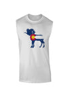 Grunge Rocky Mountain Bighorn Sheep Flag Muscle Shirt-Muscle Shirts-TooLoud-White-Small-Davson Sales