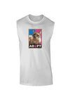 Adopt Cute Kitty Cat Adoption Muscle Shirt-TooLoud-White-Small-Davson Sales