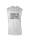 I'd Rather be Lost in the Mountains than be found at Home Muscle Shirt-Muscle Shirts-TooLoud-White-Small-Davson Sales