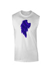 Single Left Dark Angel Wing Design - Couples Muscle Shirt-TooLoud-White-Small-Davson Sales