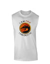 I Am Fire I Am Death Muscle Shirt by TooLoud-Muscle Shirt-TooLoud-White-Small-Davson Sales
