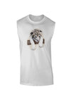 Leopard Cub Muscle Shirt-TooLoud-White-Small-Davson Sales