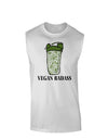 Vegan Badass Blender Bottle Muscle Shirt-Muscle Shirts-TooLoud-White-Small-Davson Sales