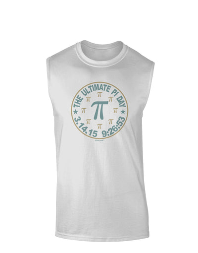 The Ultimate Pi Day Emblem Muscle Shirt  by TooLoud
