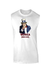 Uncle Sam Merica Muscle Shirt-TooLoud-White-Small-Davson Sales