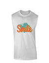 Smile Muscle Shirt White 2XL Tooloud