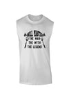 Grill Master The Man The Myth The Legend Muscle Shirt White 2XL Toolou
