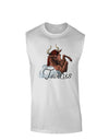 Taurus Color Illustration Muscle Shirt-TooLoud-White-Small-Davson Sales