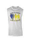 Glory to Ukraine Glory to Heroes Muscle Shirt-Muscle Shirts-TooLoud-White-Small-Davson Sales