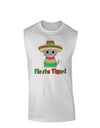 Fiesta Time - Cute Sombrero Cat Muscle Shirt by TooLoud-TooLoud-White-Small-Davson Sales
