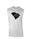 South Carolina - United States Shape Muscle Shirt by TooLoud-TooLoud-White-Small-Davson Sales