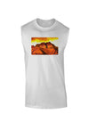 San Juan Mountain Range CO Muscle Shirt-TooLoud-White-Small-Davson Sales