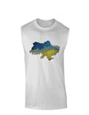 #stand with Ukraine Country Muscle Shirt White 2XL Tooloud
