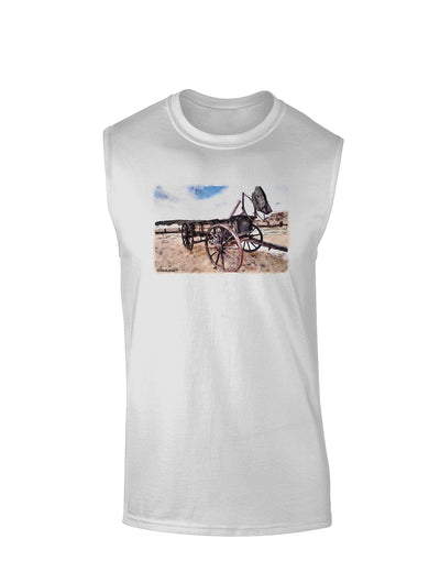 Antique Vehicle Muscle Shirt-TooLoud-White-Small-Davson Sales