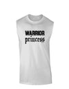 Warrior Princess Script Muscle Shirt-TooLoud-White-Small-Davson Sales