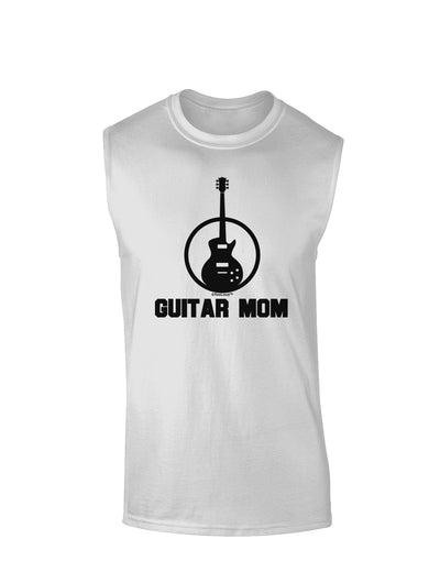 Guitar Mom - Mother's Day Design Muscle Shirt-TooLoud-White-Small-Davson Sales