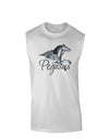 Pegasus Color Illustration Muscle Shirt-TooLoud-White-Small-Davson Sales