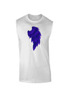 Single Right Dark Angel Wing Design - Couples Muscle Shirt-TooLoud-White-Small-Davson Sales