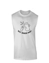 TooLoud Best Drinking Buddy Muscle Shirt-Muscle Shirts-TooLoud-White-Small-Davson Sales