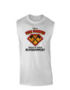 Fire Fighter - Superpower Muscle Shirt-TooLoud-White-Small-Davson Sales