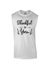 Thankful for you Muscle Shirt-Muscle Shirts-TooLoud-White-Small-Davson Sales