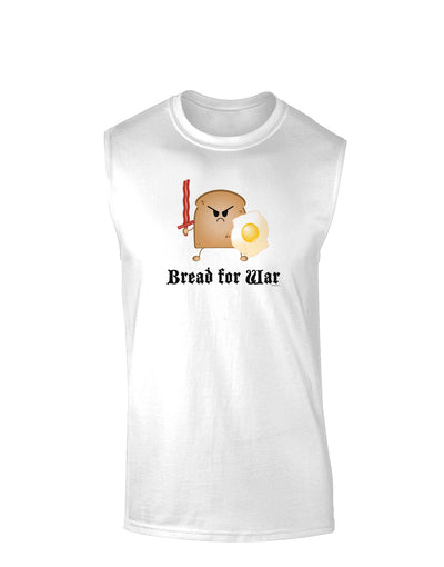 Bread for War Muscle Shirt-TooLoud-White-Small-Davson Sales