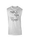 Personalized Mrs and Mrs Lesbian Wedding - Name- Established -Date- Design Muscle Shirt-TooLoud-White-Small-Davson Sales