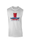 Labor Day - Cheers Muscle Shirt-TooLoud-White-Small-Davson Sales