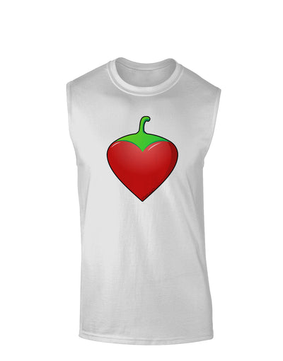 Chili Pepper Heart Muscle Shirt