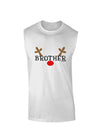 Matching Family Christmas Design - Reindeer - Brother Muscle Shirt by TooLoud-TooLoud-White-Small-Davson Sales
