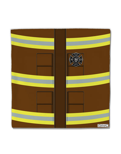 Firefighter Brown AOP Micro Fleece 14&#x22;x14&#x22; Pillow Sham All Over Print-Pillow Sham-TooLoud-White-Davson Sales