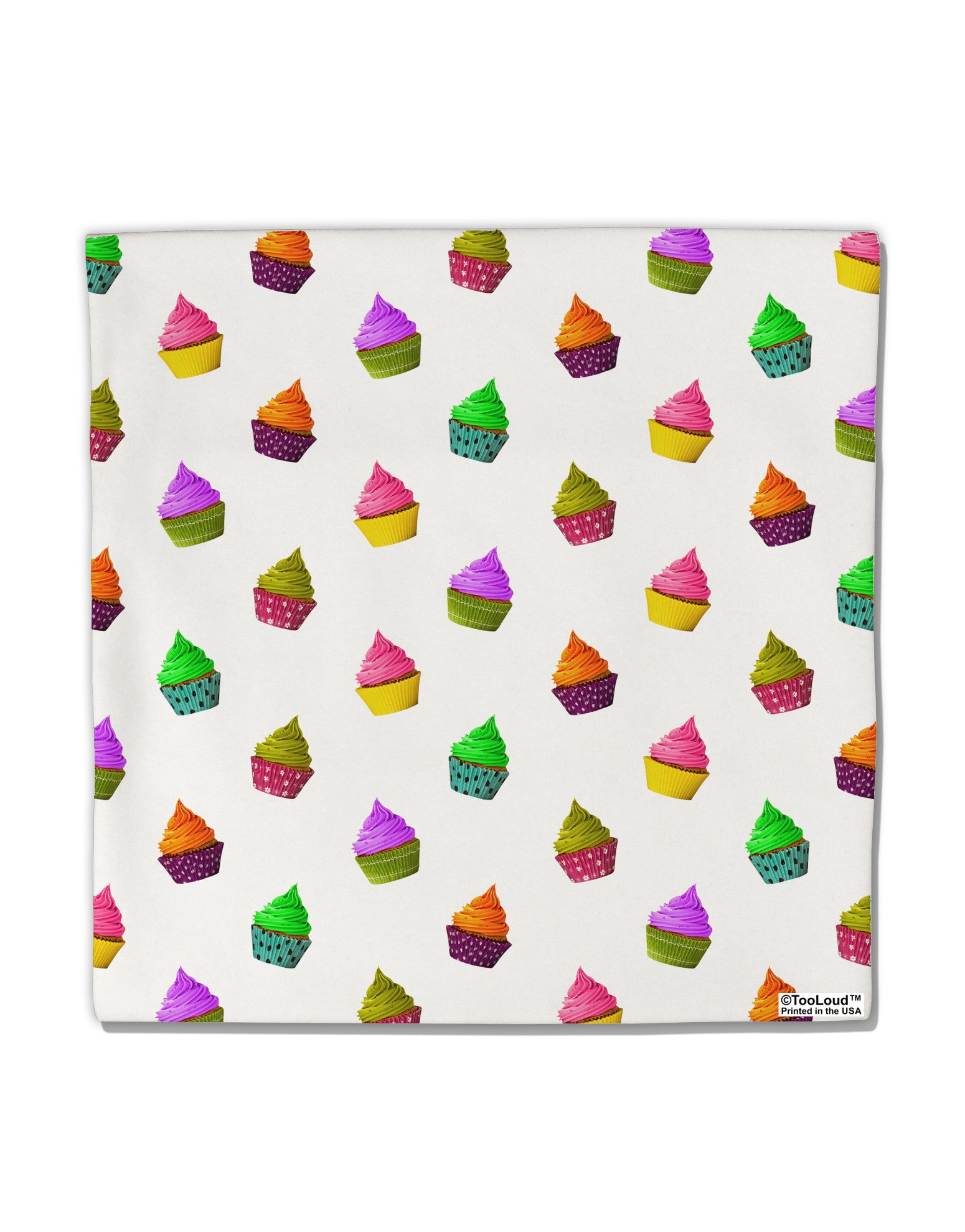 Real Cupcakes AOP Micro Fleece 14"x14" Pillow Sham All Over Print-Pillow Sham-TooLoud-White-Davson Sales
