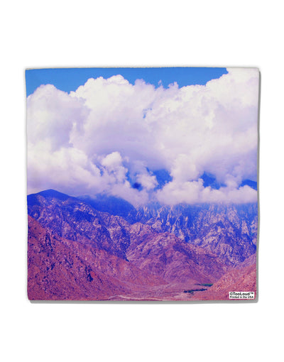 California Mountainscape Micro Fleece 14&#x22;x14&#x22; Pillow Sham All Over Print-Pillow Sham-TooLoud-White-Davson Sales